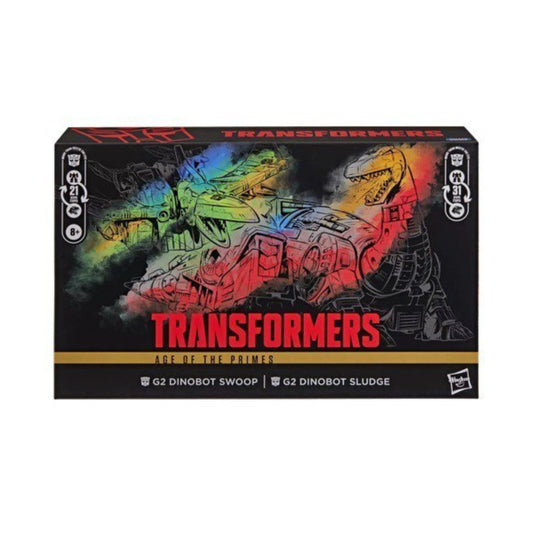 Transformers Age of the Primes G2 Dinobot Swoop and G2 Dinobot Sludge
