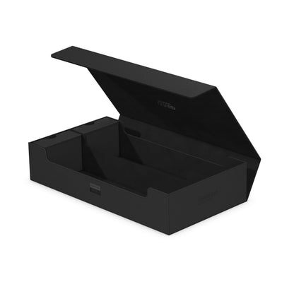 Ultimate Guard Omnihive 1000+ Black Trading Card Storage Box with 2 Removable Magnetic Trays, Holds 1000+ Double-Sleeved Cards, Multiple Decks and Playmats 
(PRE-ORDER)