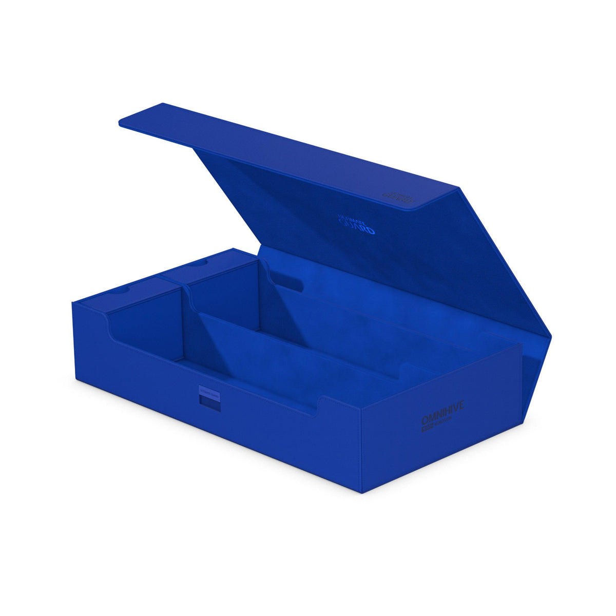 Ultimate Guard Omnihive 1000+ Blue Trading Card Storage Box with 2 Removable Magnetic Trays, Holds 1000+ Double-Sleeved Cards, Multiple Decks and Playmats (PRE-ORDER)
