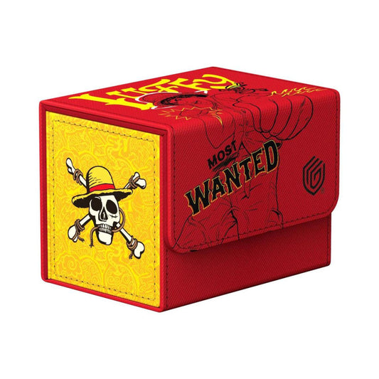 Ultimate Guard Sidewinder 80 Plus Xenoskin One Piece Luffy deck box with red Luffy artwork
