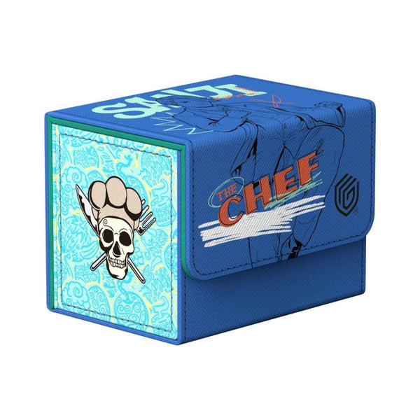 Ultimate Guard Sidewinder 80 Plus Xenoskin One Piece Sanji deck box with blue Sanji artwork