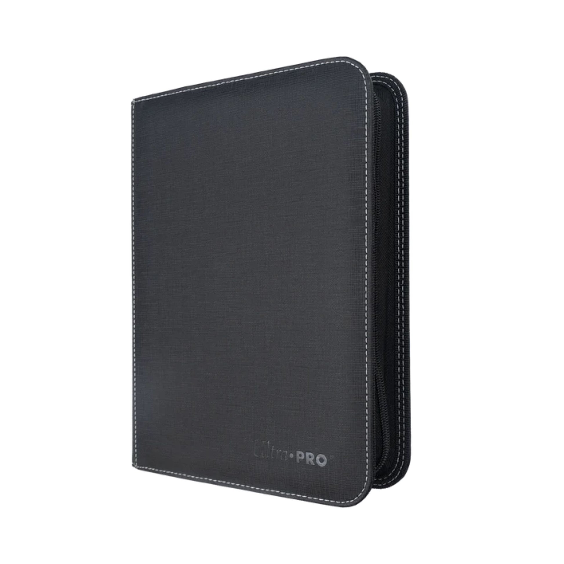 Ultra PRO 4-Pocket Toploader Binder for trading cards featuring durable pages for card protection and display.
