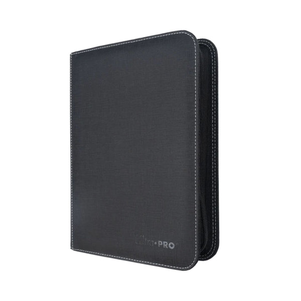 Ultra PRO 4-Pocket Toploader Binder for trading cards featuring durable pages for card protection and display.