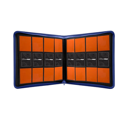 Ultra PRO 12-Pocket Zippered PRO-Binder – Blue | Premium Trading Card Binder for Collectors | Holds Up to 480 Cards | Acid-Free, Side-Loading Design for Maximum Protection