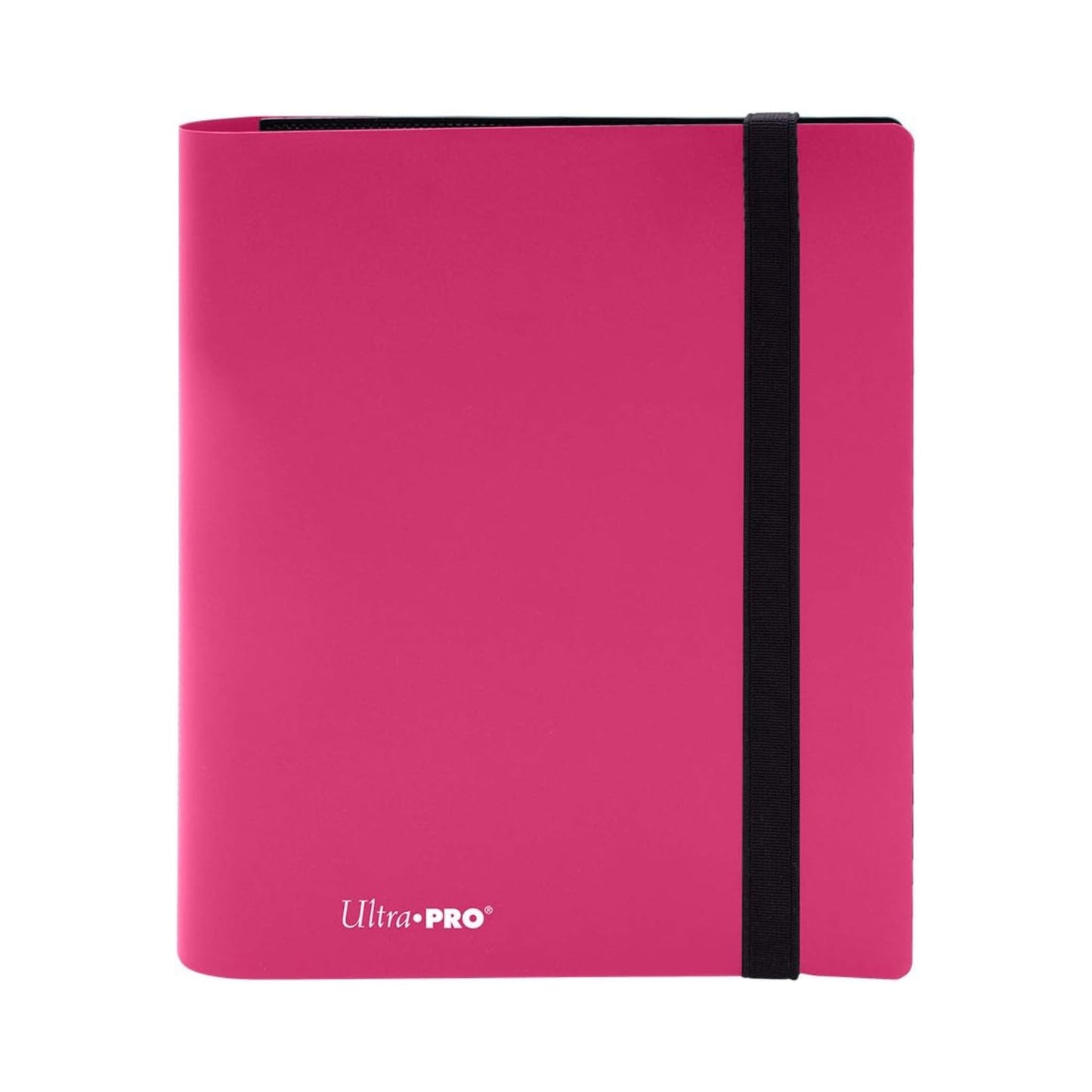 Ultra Pro PRO Binder 4-Pocket – Hot Pink | Premium Card Collection Binder with Side-Loading Pockets & Elastic Closure | Holds 160 Cards in Sleeves | Archival-Safe, Acid-Free Materials