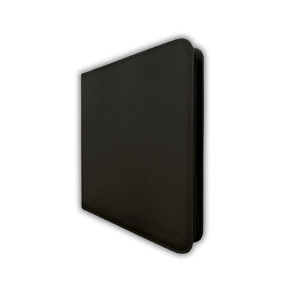 Ultra PRO 12-Pocket Zippered PRO-Binder – Black | Trading Card Album with 480-Card Capacity, Side-Loading Pockets, and Padded Leatherette Cover