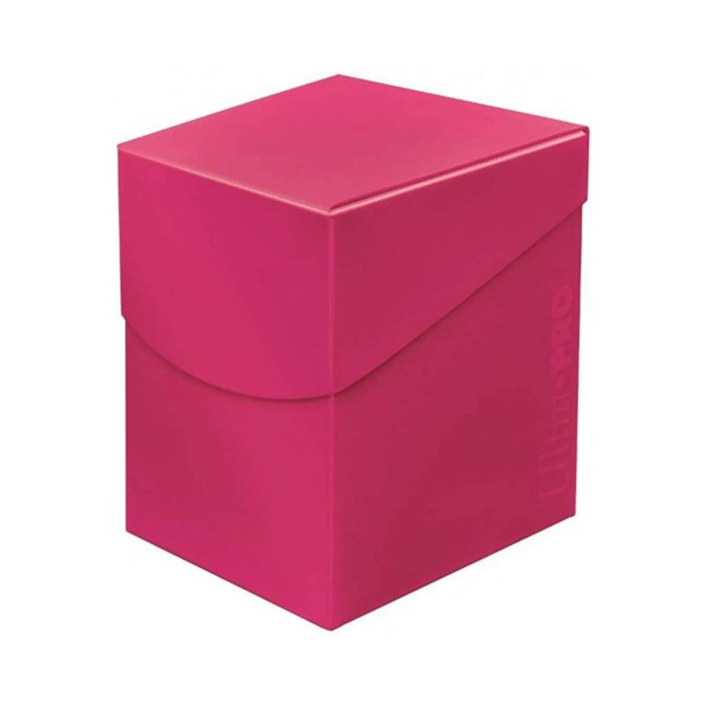 Ultra Pro Deck Box: PRO 100+ Eclipse – Hot Pink | Durable Self-Locking Card Storage Box | Fits 110 Standard Gaming Sleeved Cards | Easy-Access Thumb Notch Design