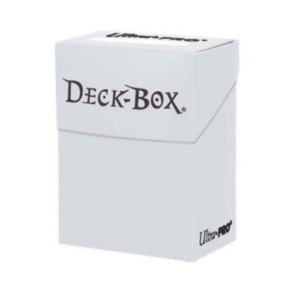 Ultra PRO Deck Box White tcg deck box durable card deck box storage holding 80 Plus trading cards deck of cards holder