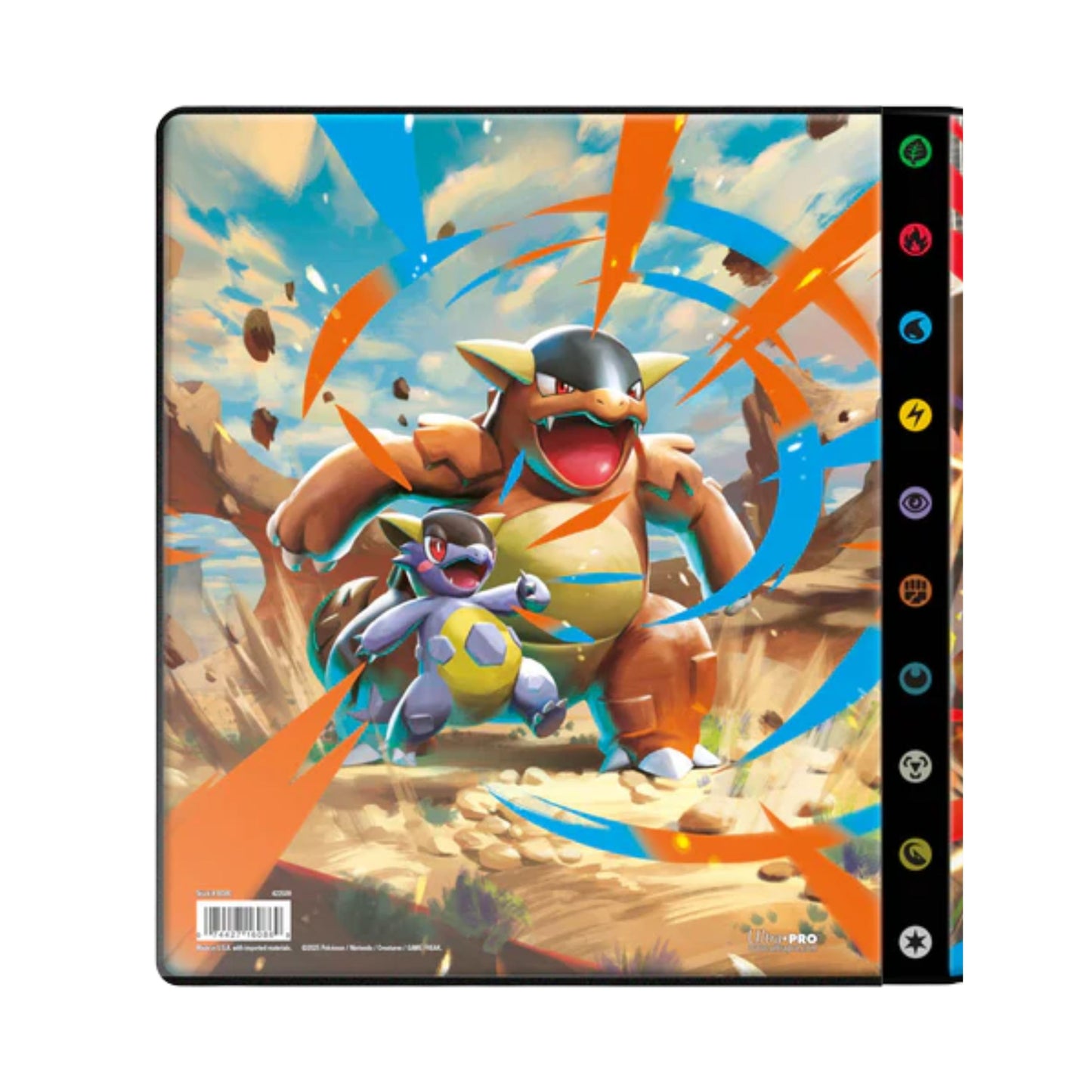 Ultra Pro Pokémon 9 Pocket Portfolio Binder Mega Evolution Storage Album - Holds 252 Cards
