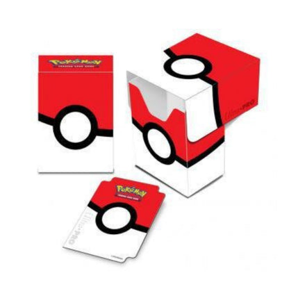 Ultra PRO Pokémon Poké Ball Full-View Deck Box 85121 | Top-Loading Trading Card Storage Case | Holds Up to 82 Sleeved Cards | Secure Full Flap Closure | Official Pokémon TCG Deck Box (PREORDER - Release Date August 2026)