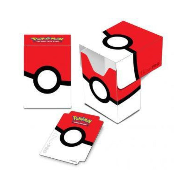 Ultra PRO Pokémon Poké Ball Full-View Deck Box 85121 | Top-Loading Trading Card Storage Case | Holds Up to 82 Sleeved Cards | Secure Full Flap Closure | Official Pokémon TCG Deck Box (PREORDER - Release Date August 2026)