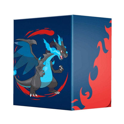 Ultra Pro Pokémon Mega Charizard X 100+ Deck Box for Trading Cards | Official Pokémon TCG Deck Box | Holds 100 Double-Sleeved Standard Cards | Includes Matching Deck Divider | Acid-Free & Non-PVC (PREORDER - Release Date August 2026)