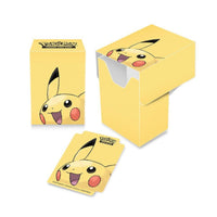 Ultra PRO Pokémon Pikachu Full View Deck Box for Pokémon TCG, Holds 75 Double-Sleeved Standard Size Cards, Officially Licensed Card Storage Case with Matching Deck Divider (PREORDER - Release Date August 2026)