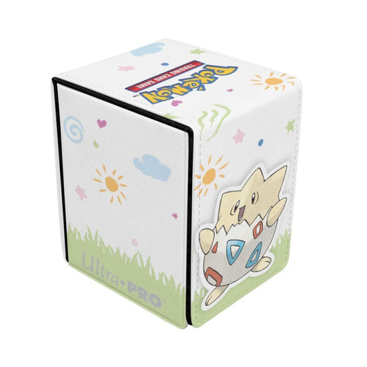 Ultra PRO Pokémon Togepi Alcove Flip Deck Box | Officially Licensed Pokémon TCG Premium Deck Box | Magnetic Closure | Holds 100 Double-Sleeved Standard Cards | Includes Togepi Deck Divider (PREORDER - Release Date August 2026)