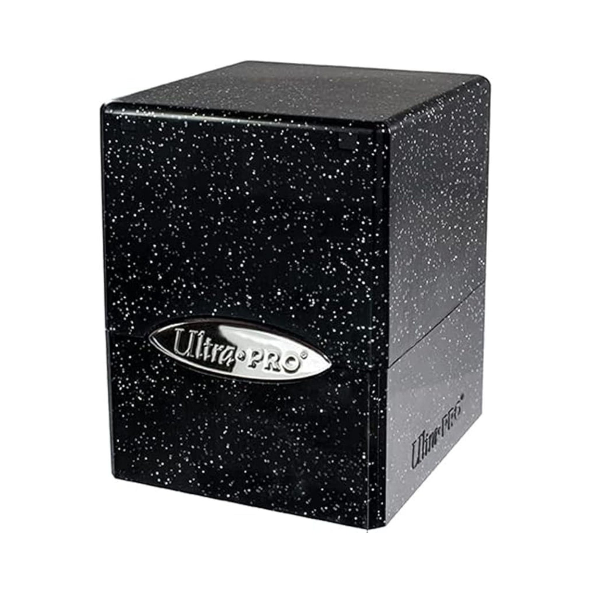 Ultra Pro Satin Cube Deck Box Glitter Black for 100+ standard size trading cards