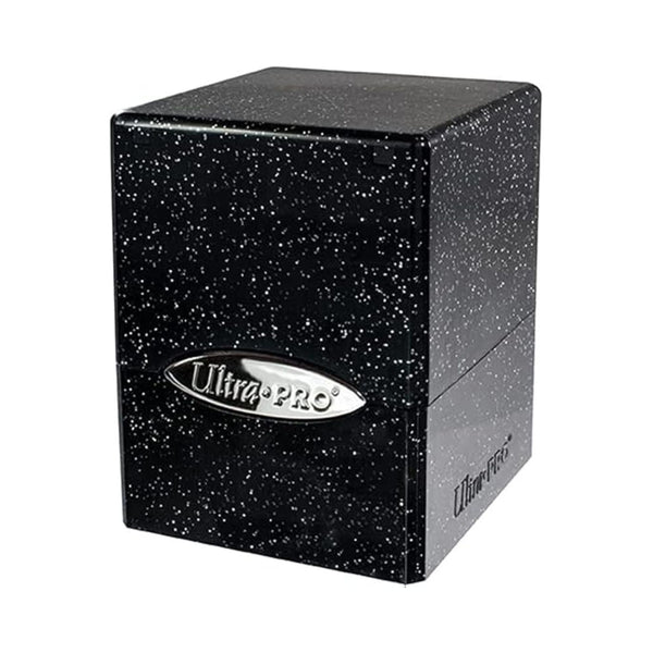 Ultra Pro Satin Cube Deck Box Glitter Black for 100+ standard size trading cards