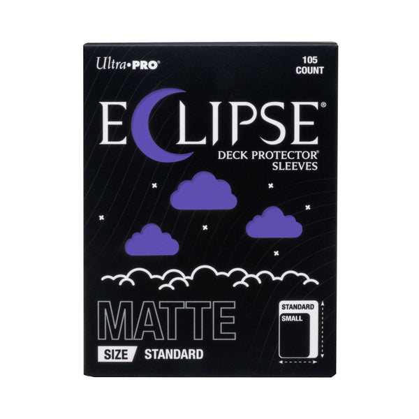 Ultra PRO Eclipse Matte Deck Protector Sleeves - Standard Size, Royal Purple, 105 Count - Opaque, Durable Trading Card Sleeves for TCG, MTG, Pokémon (PRE-ORDER AUGUST)