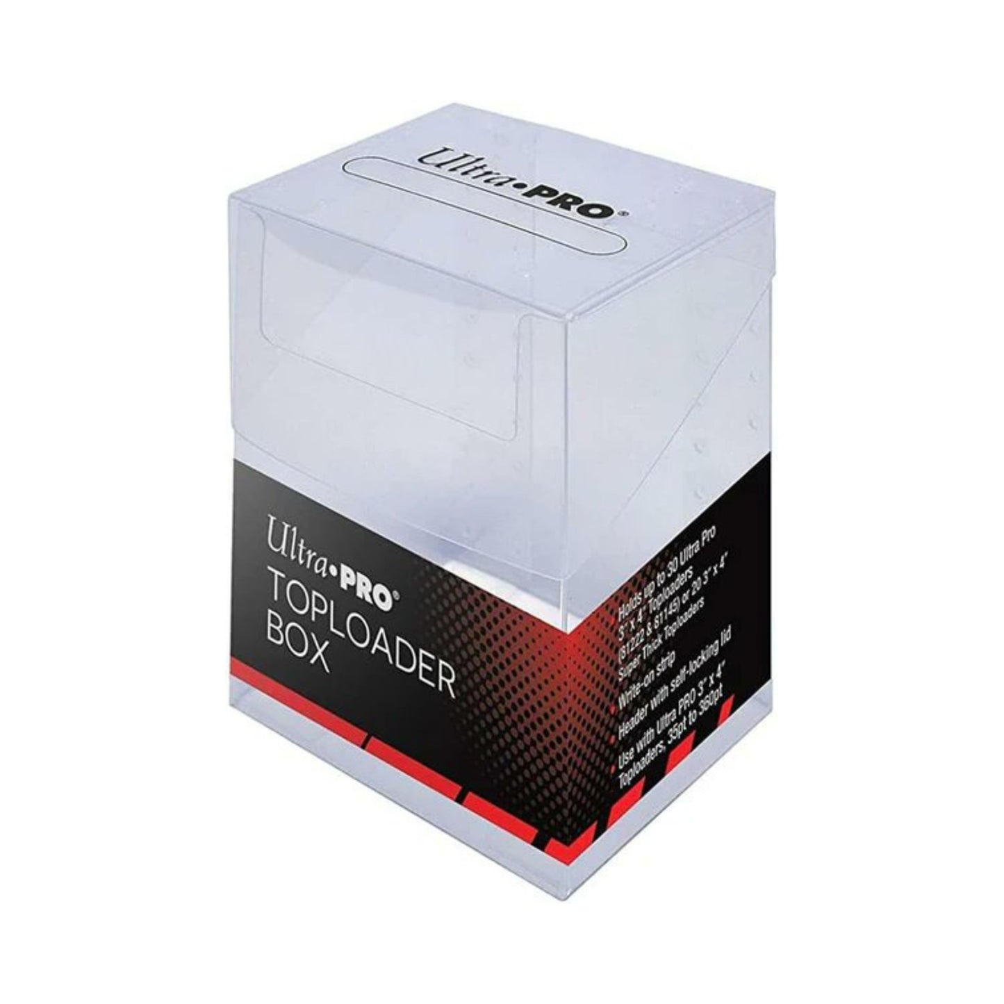 Ultra PRO Clear Toploader Storage Box for Standard Trading Card Toploaders Card Organizer
