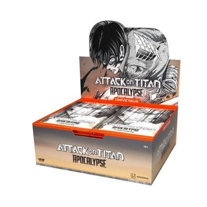 UniVersus CCG: Attack on Titan Apocalypse Booster Box | Anime TCG Expansion Pack | Attack on Titan Merch