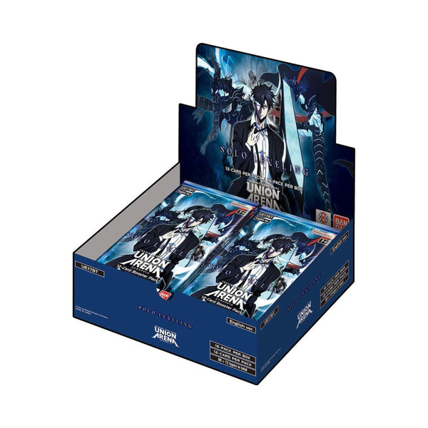 Union Arena TCG UE17BT Solo Leveling English booster box with 16 packs