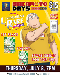 Union Arena TCG Sakamoto Days Event – July 2, 2026 (Thursday 7PM)