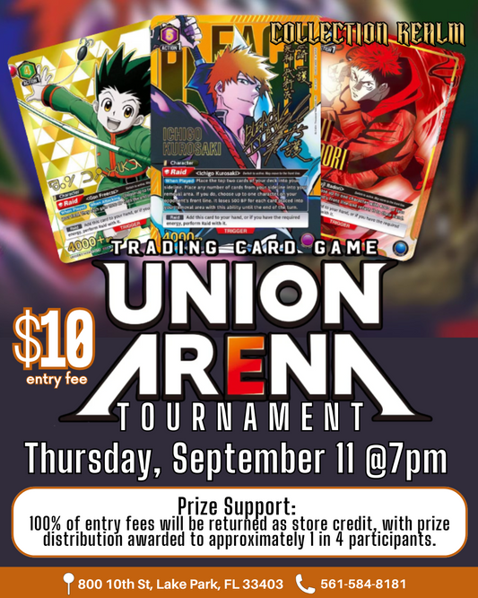 Union Arena TCG Tournament – Thursday, Sept 11 @ 7PM
