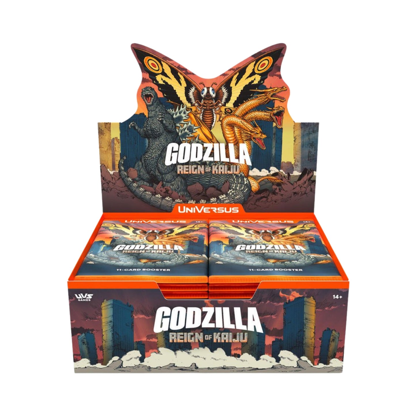 UniVersus: Godzilla - Reign Of Kaiju Booster Box 2026 | TCG Collectible Card Game Booster Packs for Deck Building & Trading Cards