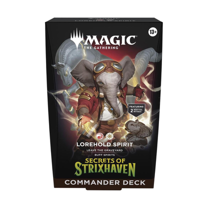 MTG Secrets of Strixhaven Lorehold Spirit Commander Deck – 100-Card Ready-to-Play Magic Deck with Foil Mythic Legendary Cards, New Commander Cards & Tokens (PRE-ORDER APRIL)