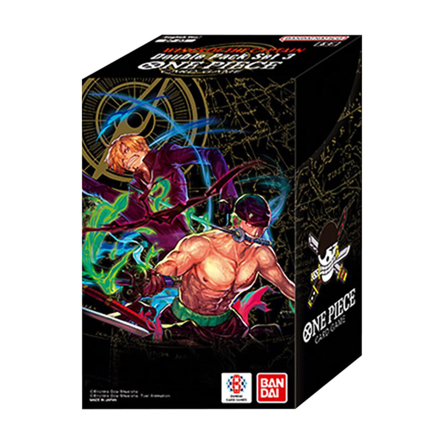 One Piece TCG OP 06 Wings of the Captain Double Pack Set Volume 3 DP 03 booster packs with promo card