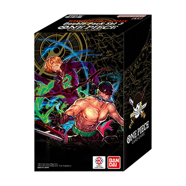 One Piece TCG OP 06 Wings of the Captain Double Pack Set Volume 3 DP 03 booster packs with promo card
