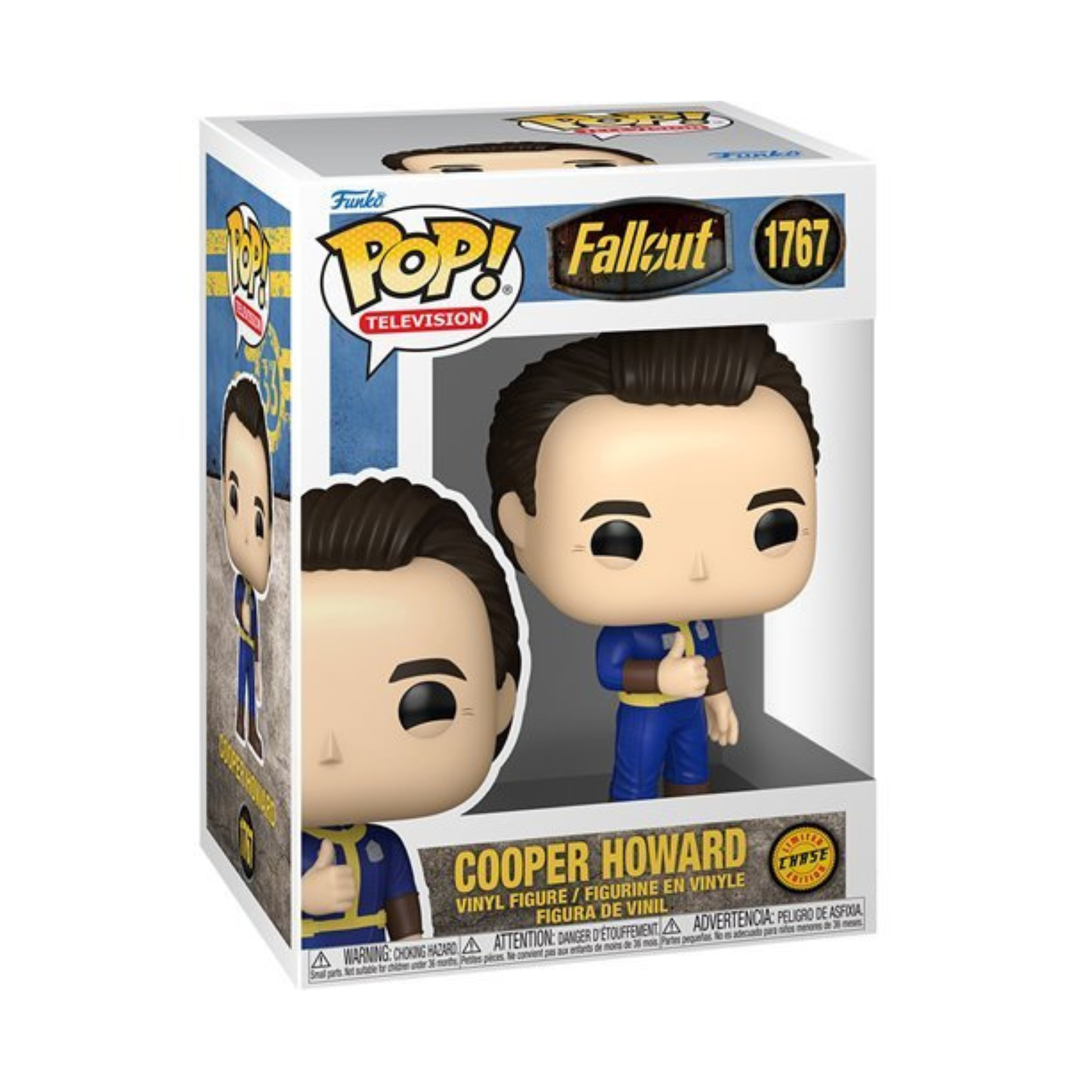 Cooper Howard #1767 Funko Pop! Television Fallout (TV Show) - Approx. 4" Chase Limited Edition Collectible Vinyl Figure Bundled with Display Box Protector Case