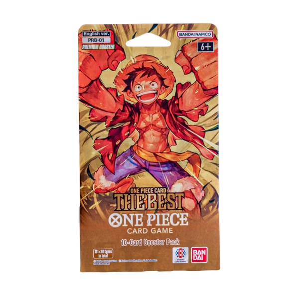 One Piece TCG PRB-01 The Best Sleeved Booster Pack - 10 Card Booster Pack