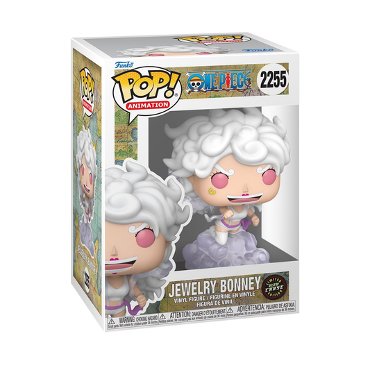 Jewelry Bonney #2255 Funko Pop! One Piece Glow Chase - Approx. 4 1/2" Collectible Vinyl Figure Bundled with Display Box Protector Case (PRE-ORDER MARCH 2026)