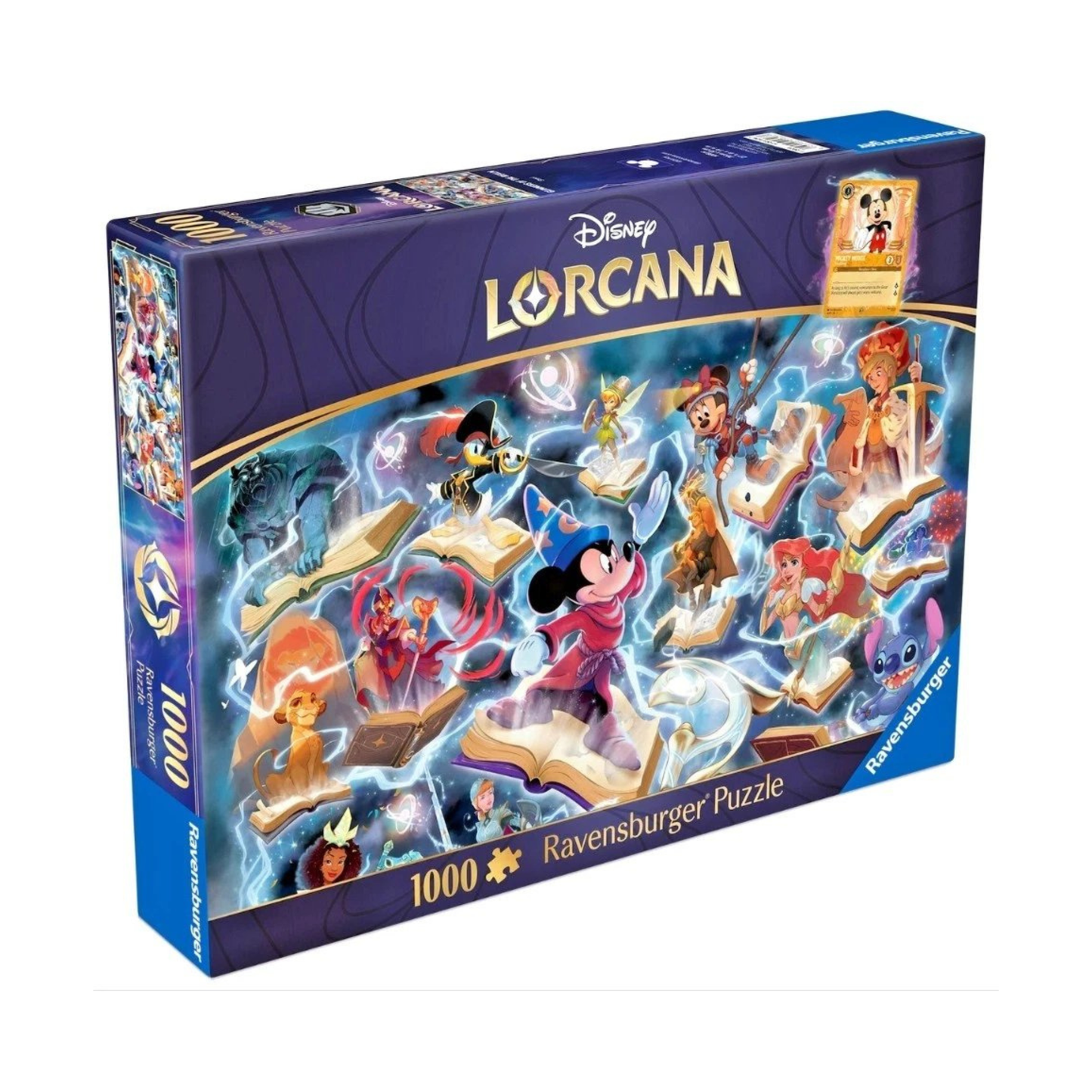 Disney Lorcana 1000 Pc Ravensburger Puzzle Glimmers o f The Realm Amber PRE-SALE
