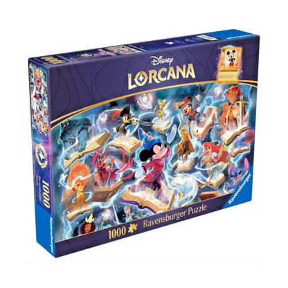 Disney Lorcana 1000 Pc Ravensburger Puzzle Glimmers o f The Realm Amber PRE-SALE