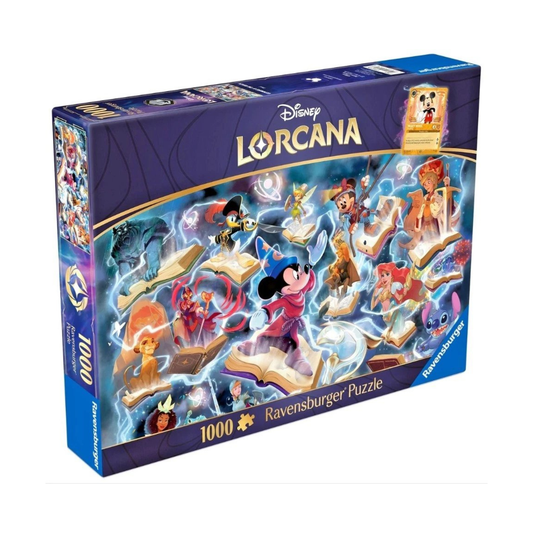 Disney Lorcana 1000 Pc Ravensburger Puzzle Glimmers o f The Realm Amber PRE-SALE