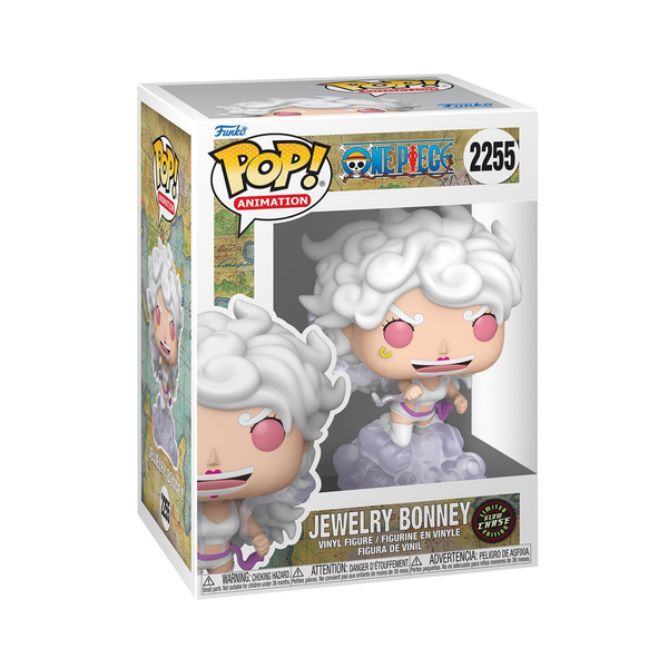 Jewelry Bonney #2255 Funko Pop! One Piece Glow Chase - Approx. 4 1/2" Collectible Vinyl Figure Bundled with Display Box Protector Case (PRE-ORDER MARCH 2026)