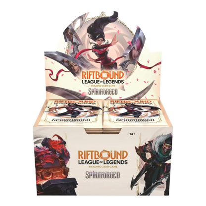 Riftbound League of Legends TCG SpiritForged Booster Display – 14-Card Packs, Epic & Alt-Art Collectible Cards, 24 Packs per Display, 6 Boxes per Case (PRE-SALE FEBRUARY)