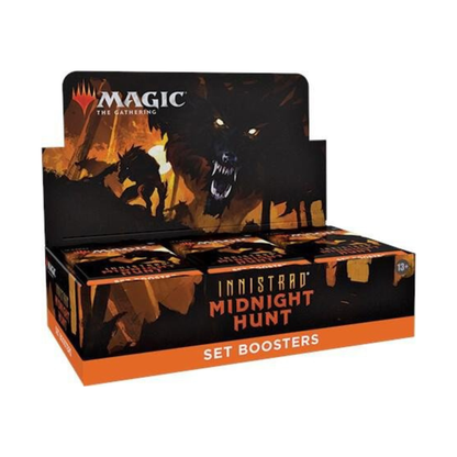 Magic: The Gathering TCG Innistrad: Midnight Hunt – Set Booster Display Box  MTG Expansion with Werewolves, Mythic Rares & Foil Showcase Cards