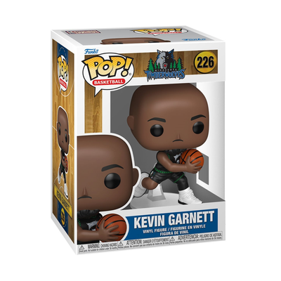 Kevin Garnett #226 Funko Pop! Basketball Minnesota Timberwolves NBA Legends - Approx. 4" Collectible Vinyl Figure Bundled with Display Box Protector Case - Estimated Arrival: Jan. 2026 (PRE-ORDER)
