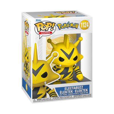Electabuzz #1124 Funko Pop! Pokemon Games - Approx. 4 1/2" Collectible Vinyl Figure Bundled with Display Box Protector Case