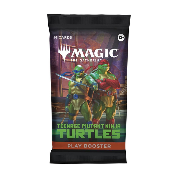 MTG TMNT Play Booster Pack – Teenage Mutant Ninja Turtles Magic: The Gathering Cards, Rare & Foil Collectibles for Deck Building, Casual Play & Limited Events