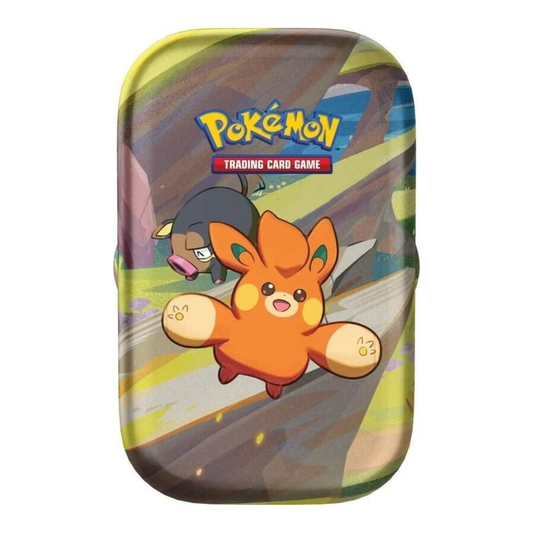 Pokemon TCG Paldea Friends Mini Tin - 2 Sealed Pokémon Booster Packs, Collectible Trading Cards, Deck Building, Anime Cards & Card Display for Collectors