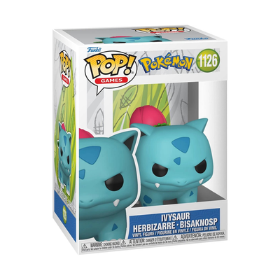 Ivysaur #1126 Funko Pop! Pokemon Games - Approx. 3" Collectible Vinyl Figure Bundled with Display Box Protector Case