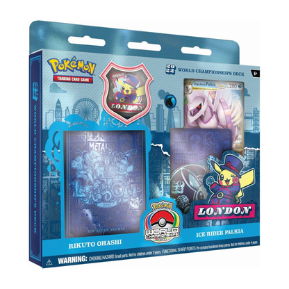 Pokemon TCG 2022 World Championships Deck London Rikuto Ohashi Ice Rider Palkia sealed box