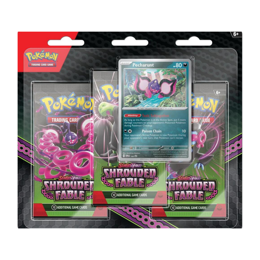 Pokemon TCG Shrouded Fable 3 pack blister sealed with promo card