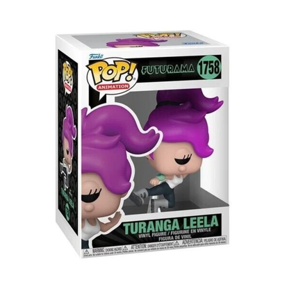 Turanga Leela Funko Pop! Animation Futurama - Approx. 4 3/4" Collectible Vinyl Figure #1758 with Display Box Protector Case