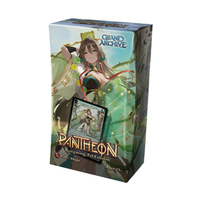 Grand Archive TCG Radiant Origins Pantheon Deck: Kongming, Fel Eidolon – 60-Card Pre-Constructed Trading Card Game Deck with Foil Champion Card (PRE-ORDER APRIL)