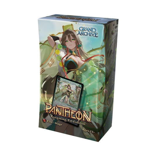 Grand Archive TCG Radiant Origins Pantheon Deck: Kongming, Fel Eidolon – 60-Card Pre-Constructed Trading Card Game Deck with Foil Champion Card (PRE-ORDER APRIL)