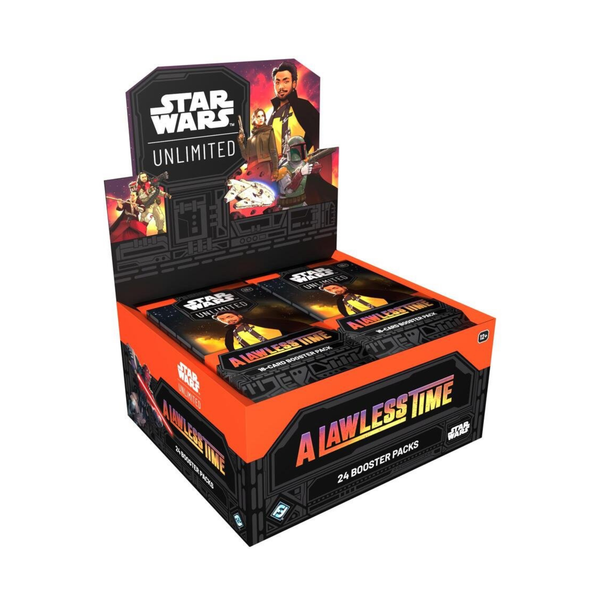 Fantasy Flight Games Star Wars Unlimited A Lawless Time Booster Box sealed trading card game box front view